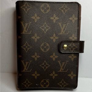 Authentic Louis Vuitton Monogram Agenda MM
